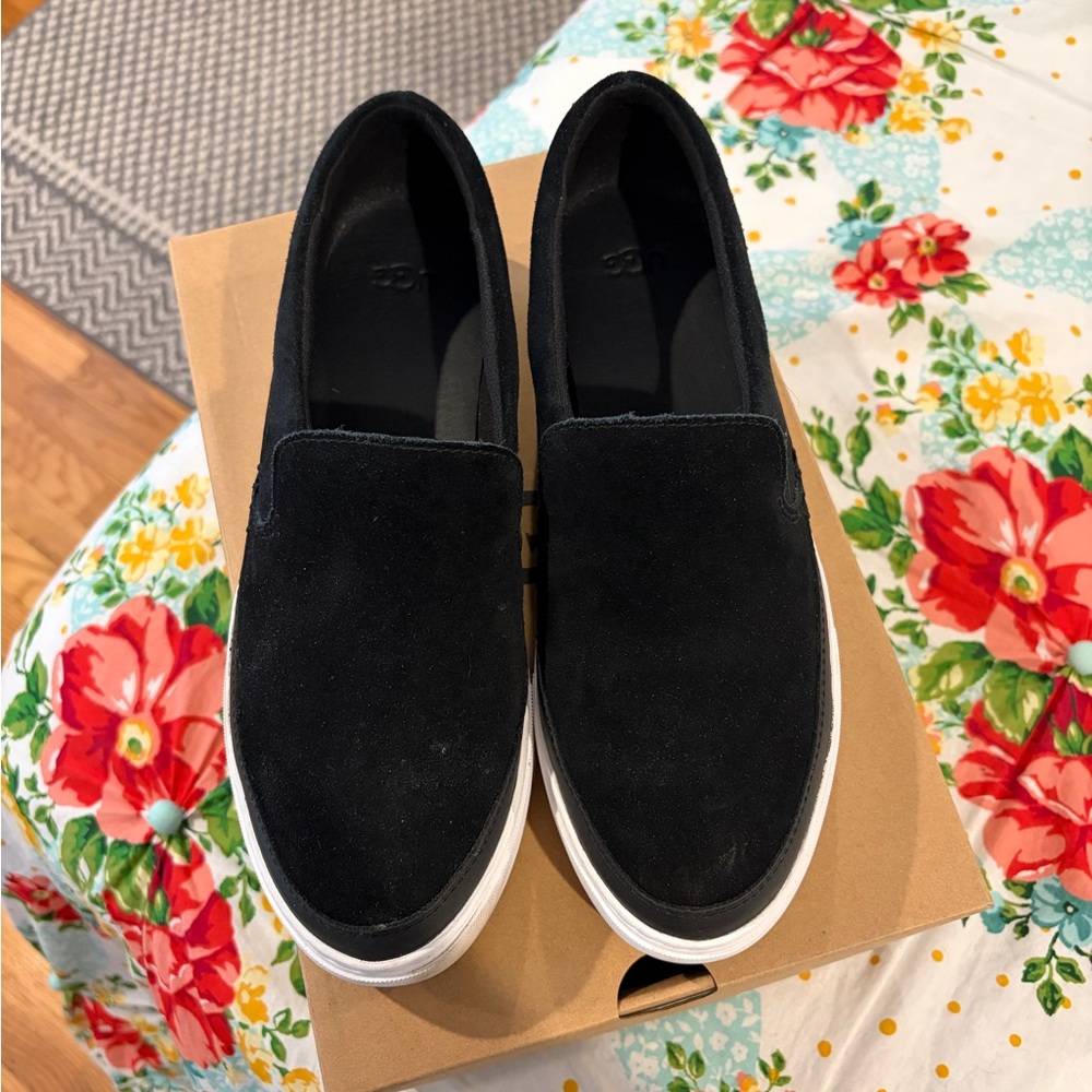 UGG Black Slip-On Sneakers